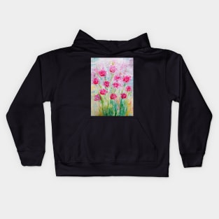 Floral Abstract Artwork 4 Kids Hoodie